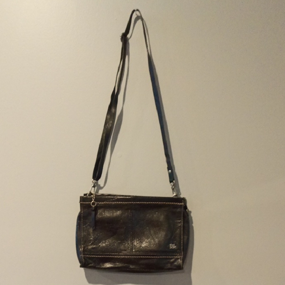 The Sak Chic Black Leather Shoulder Bag